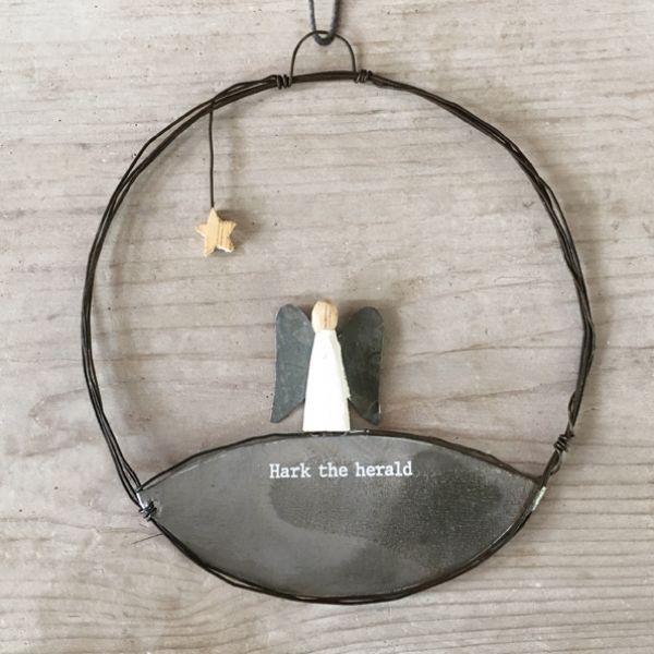 Στεφάνι σύρμα μεγάλο 15,5εκ. - Άγγελος