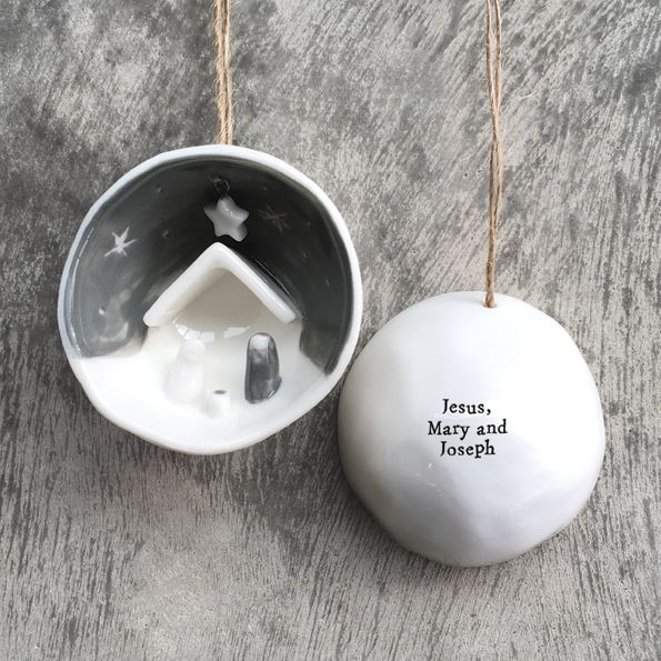 Μπάλα πορσελάνη μισή 7,7x4x7,1 εκ. -Jesus…