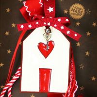 Γούρι Κεραμικό στολίδι μεγ.-Σπίτι Φωτογραφία από Γούρι Κεραμικό στολίδι μεγ.-Σπίτι