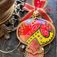 Γούρι Ρόδι boho μετ.-Καρδιές Φωτογραφία από Γούρι Ρόδι boho μετ.-Καρδιές