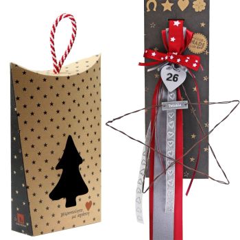 Γούρι Συρμάτινο στολίδι μεγάλο-Αστέρι