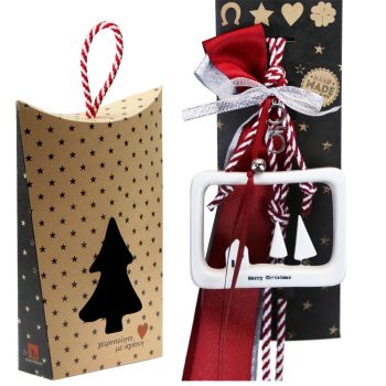 Γούρι Πορσελάνινο κάδρο-Merry Christmas 30x19εκ.
