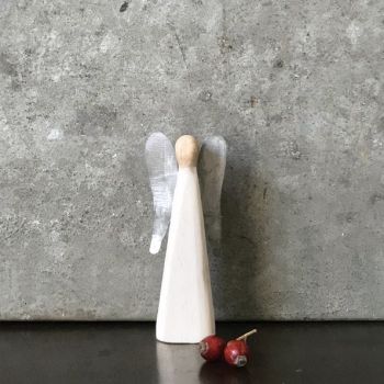 Άγγελος ψηλός μεταλλικά φτερά 7εκ.