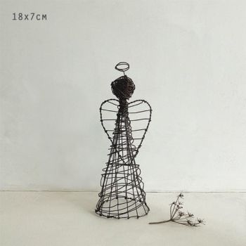 Άγγελος συρμάτινος όρθιος - μικρός 18εκ.