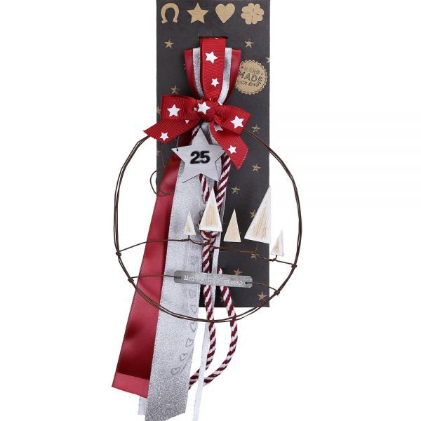 Φωτογραφία από Γούρι Στεφάνι συρμάτινο-Χρ. Δέντρα