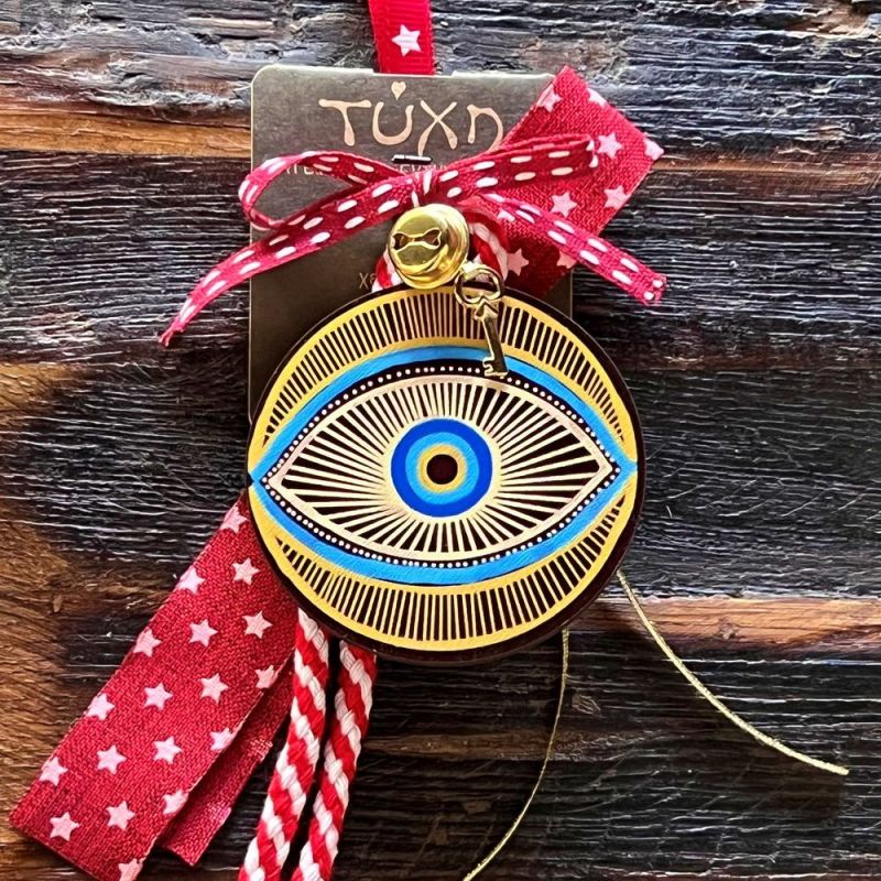 Γούρι Στολίδι τύχης-Μάτι χρυσό Φωτογραφία από Γούρι Στολίδι τύχης-Μάτι χρυσό