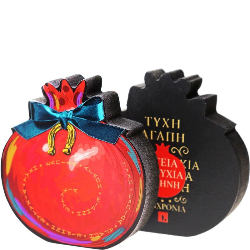 Γούρι επιτραπέζιο 18εκ. - Ρόδι με φιόγκο-Πέταλο Φωτογραφία από Γούρι επιτραπέζιο 18εκ. - Ρόδι με φιόγκο-Πέταλο