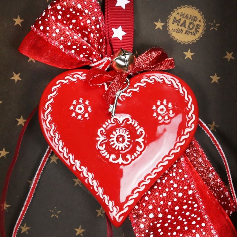 Γούρι Κόκκινο κεραμικό-Καρδιά (24x17εκ.) Φωτογραφία από Γούρι Κόκκινο κεραμικό-Καρδιά (24x17εκ.)