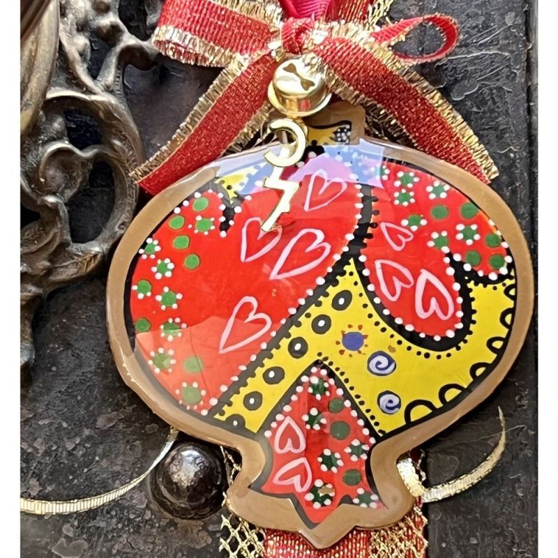 Γούρι Ρόδι boho μετ.-Καρδιές Φωτογραφία από Γούρι Ρόδι boho μετ.-Καρδιές