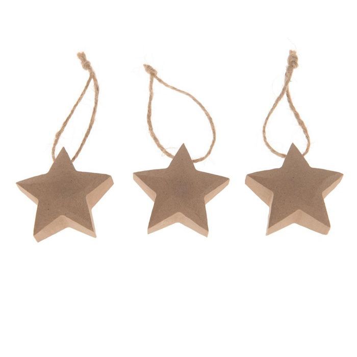 Φωτογραφία από Αστέρια MDF (Σετ/5) κρεμαστά