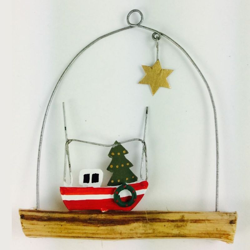 Φωτογραφία από Καραβάκι Xmas κόκκινο