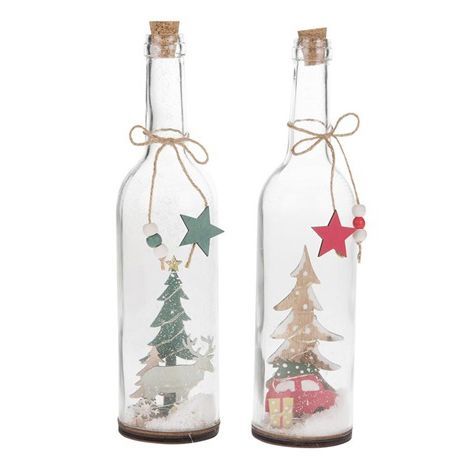 Φωτογραφία από Μπουκάλι Xmas φωτάκια 29εκ.